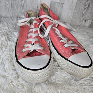 Coral Converse Sneakers Size 7